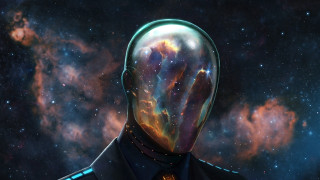 Man tie space suit galaxy - cosmic free wallpaper