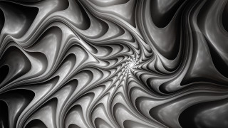 Black white swirly pattern white - op art free wallpaper