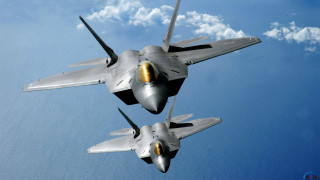 Fighter jets sky clouds water - two fighter jet free wallpaper