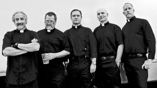 Men standing wall cross chest - bryan organ free wallpaper