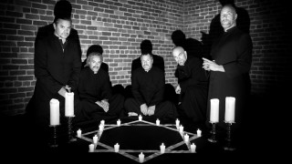 People table candles brick wall - black arts movement free wallpaper