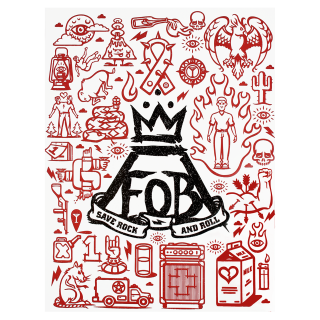 Red black crown symbols white - dr. atl free wallpaper for tablet