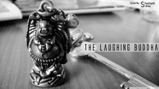 Key buddha laughing black white - cheerful free wallpaper