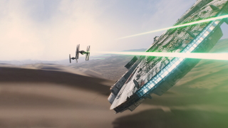 Star wars desert fighter jets - scene free wallpaper for desktop