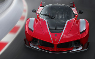 Red sports car race track 35 - side profile free wallpaper
