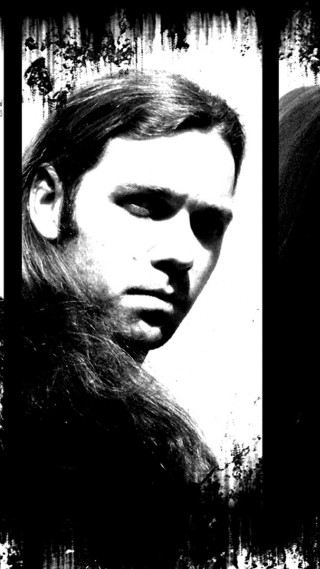 Bearded man goatee black white - deconstructivism free wallpaper for mobile