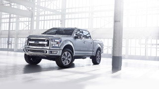 Silver truck large building sky 2 - a silver truck free wallpaper