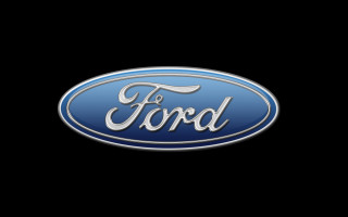 Ford logo black background blue - dennis flanders free wallpaper