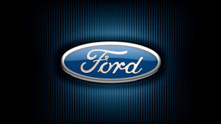Ford emblem blue background black - a blue stripe free wallpaper