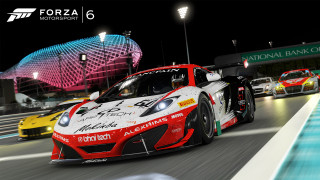Racing car night track neon - racing free wallpaper