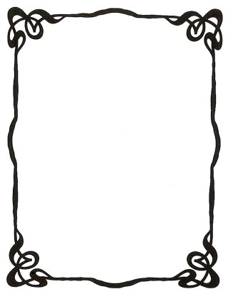 Black white frame knot square - frame free wallpaper for mobile