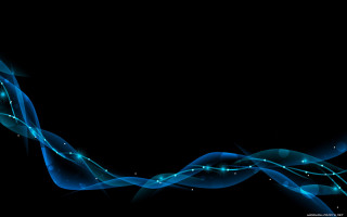 Blue wave light black background 3 - the top of it free wallpaper