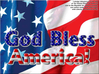 Patriotic american flag god bless - patriotic free wallpaper