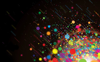 Colorful background small dots black - small dot free wallpaper