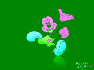 Mickey mouse yellow pants reflection - a red nose free wallpaper