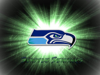 Seattle football logo green background 2 - bird free wallpaper for desktop