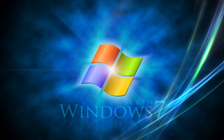 Blue green windows logo computer - computer art free wallpaper