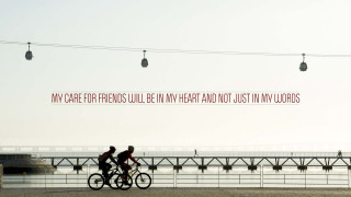 Beach bikers pier quote scenery - friend free wallpaper