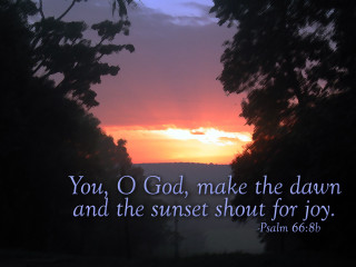 Sunset bible verse god trees - free sunset wallpaper