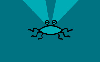 Cartoon frog light eyes back - its back free wallpaper for desktop