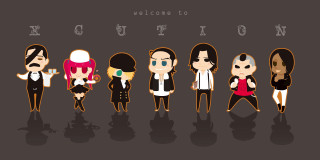 Welcome line woman red dress - a line free wallpaper