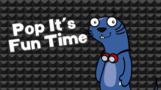 Cartoon cat pop funtime checkered - time free wallpaper