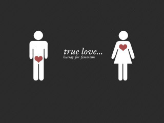 True love hearts couple black - true free wallpaper for desktop