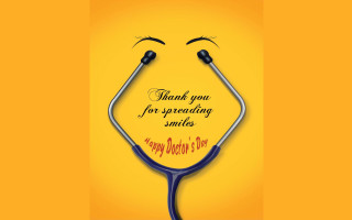 Stethoscope happy doctors day message - a stethoscope free wallpaper