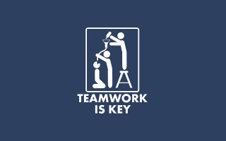 Teamwork key to success logo - key free wallpaper