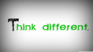 Think different green text ambient - carles delclaux i free wallpaper for desktop