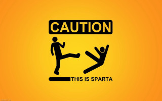 Yellow background caution this is 2 - sign free wallpaper for desktop