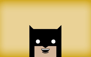 Batman mask smile yellow background 3 - a batman mask free wallpaper