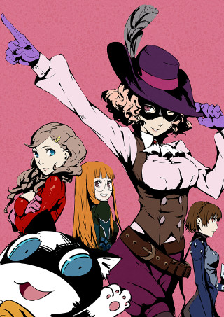 Anime characters pink background cat - renaissance free wallpaper for mobile