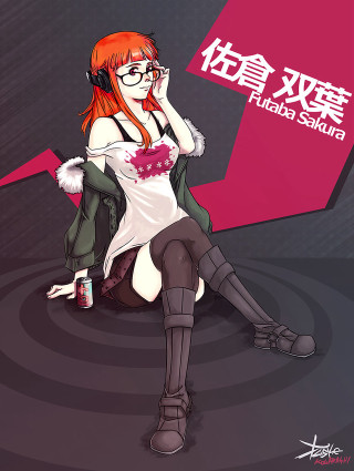 Woman sitting phone pink arrow - art nouveau free wallpaper for mobile