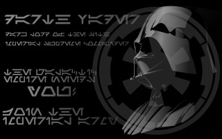 Star wars darth vader poster 2 - face and the words free wallpaper