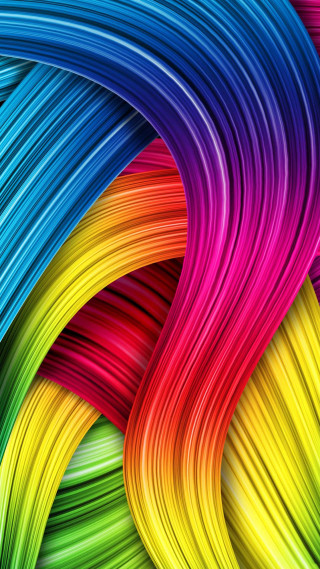 Colorful wavy rainbow background blue - wavy free wallpaper