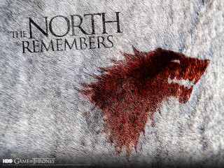 Game of thrones red wolf - north free wallpaper