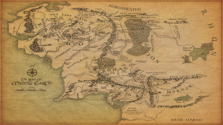 Middle earth map adventures places - place free wallpaper