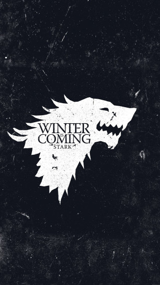 Black white wolf poster winter - free seasons wallpaper for mobile