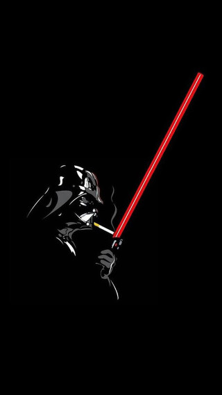 Darth vader red lightsaber black - a red light saber free wallpaper
