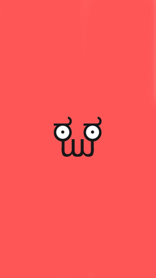 Red phone case face drawn - behance hd free wallpaper for mobile