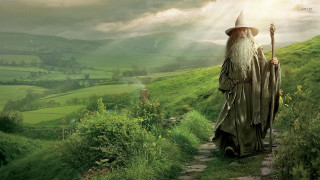 Wizard staff path green field - a staff free wallpaper