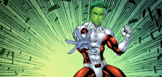 Man white red suit green - alan davis free wallpaper for desktop