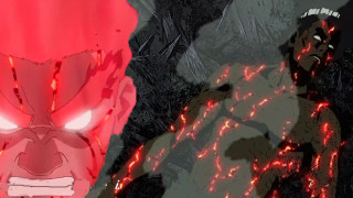 Man red face demon red - his mouth free wallpaper