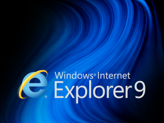 Blue wave internet explorer 9 - free technology wallpaper for desktop