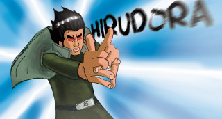 Cartoon character pointing aphrodia blue - a hand free wallpaper