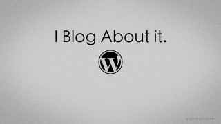 Wordpress logo black white i - conceptual art free wallpaper for desktop