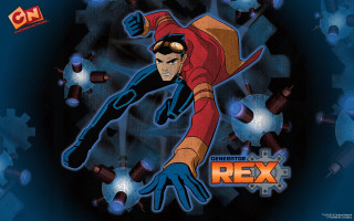 Cartoon character flying gun background - altermodern free wallpaper