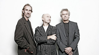 Three men arms crossed white - their arm free wallpaper