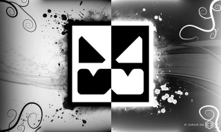 Black white photo design background - artist free wallpaper for desktop